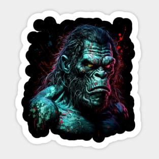 The Cursed of Zombie Ape - The Chief Sticker